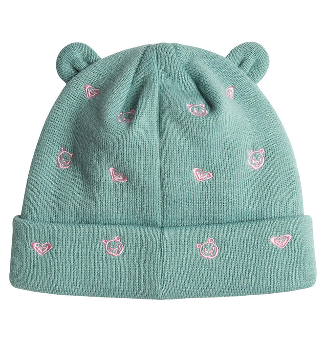 ハーフフリースライナー付き Roxy キッズ MINI SNOWMOON BEANIE