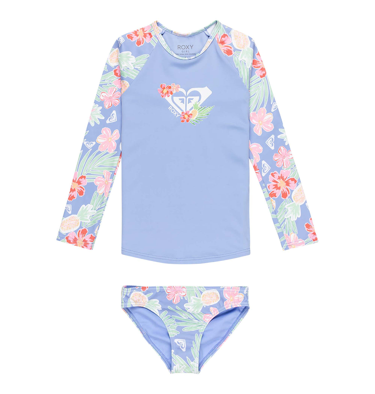 OUTLET】Roxy TROPICAL STORY LS LYCRA SET キッズ 水着 ラッシュ