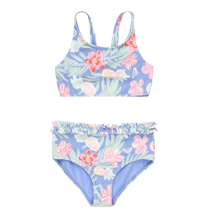 Roxy TROPICAL STORY CROP TOP SET キッズ ビキニセット