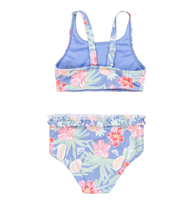 Roxy TROPICAL STORY CROP TOP SET キッズ ビキニセット