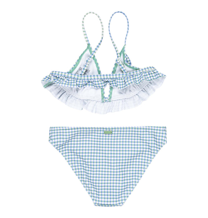 【OUTLET】Roxy GINGHAM RG TRI SET キッズ ビキニセット