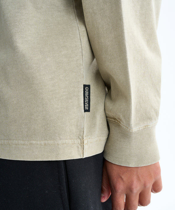 Quiksilver キッズ・ユース BW HISTORY POCKET LT YOUTH 長袖Tシャツ (130-160CM)