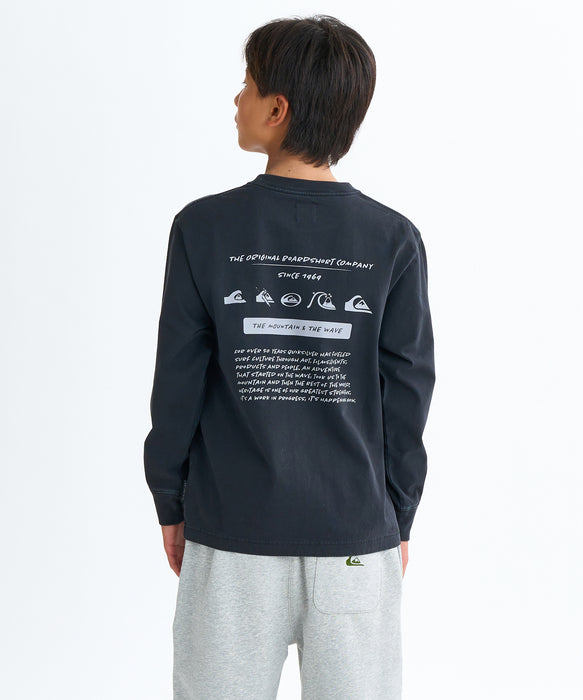 Quiksilver キッズ・ユース BW HISTORY POCKET LT YOUTH 長袖Tシャツ (130-160CM)