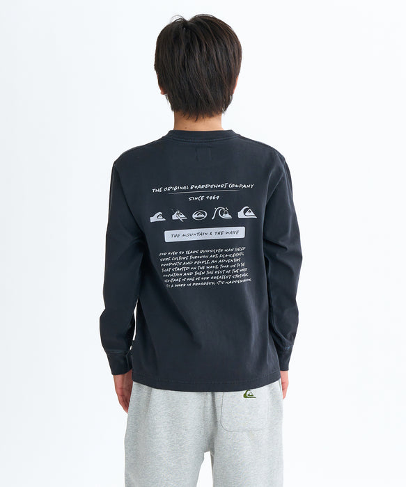 Quiksilver キッズ・ユース BW HISTORY POCKET LT YOUTH 長袖Tシャツ (130-160CM)