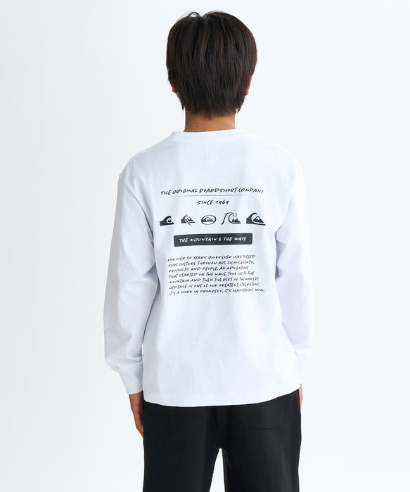 Quiksilver キッズ・ユース BW HISTORY POCKET LT YOUTH 長袖Tシャツ (130-160CM)