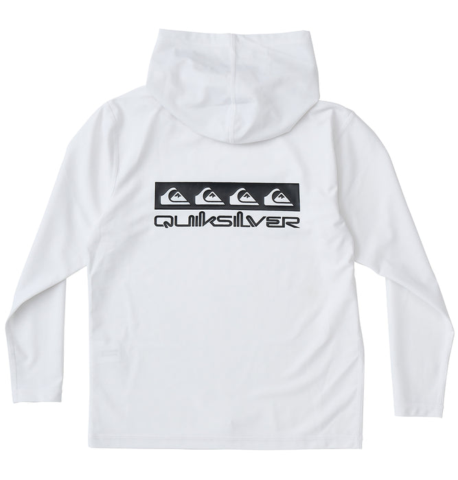 【OUTLET】QUIKSILVER キッズ・ユース OMNI BOX HOODIE YOUT長袖ラッシュガード UV CUT UPF50+ フーディ