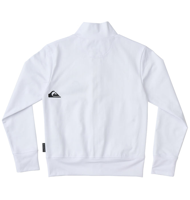 【OUTLET】QUIKSILVER キッズ・ユース M&W ZIP STAND YOUTHスタンドカラー ジップラッシュガード レギュラーフィット
