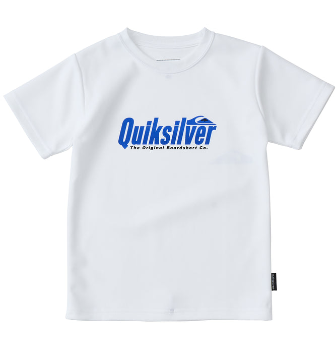 【OUTLET】QUIKSILVER キッズ・ユース REPLAY SS YOUTH半袖ラッシュガード UV CUT UPF50+  レギュラーフィット