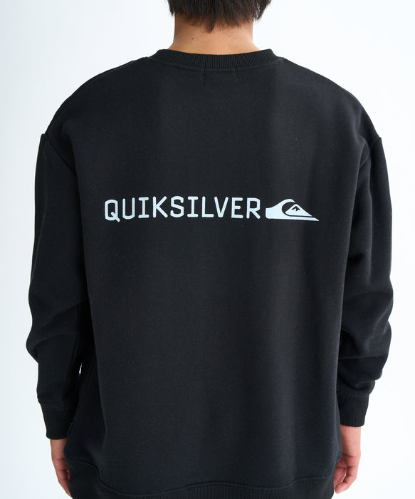 Quiksilver キッズ・ユース DNA BIG CLICKER SWEAT CREW YOUTH プルオーバー 特殊裏起毛 (130-160CM)