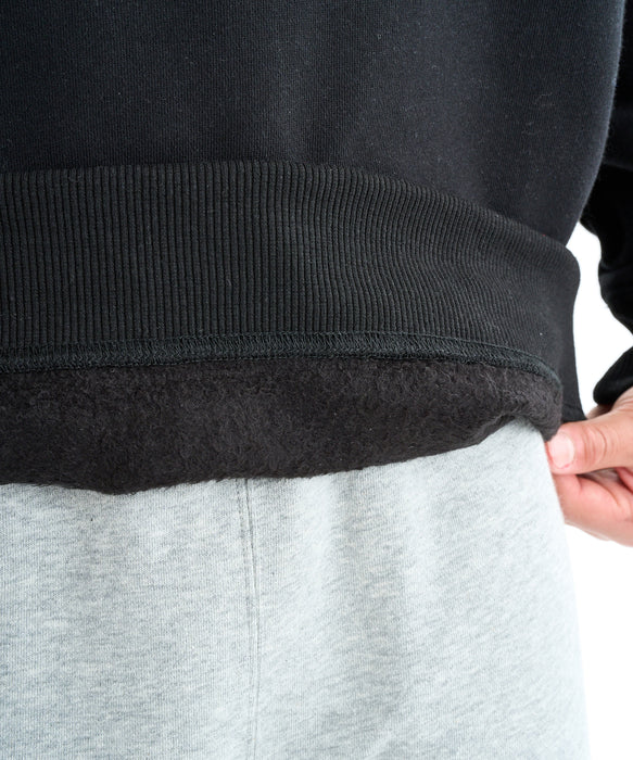 Quiksilver キッズ・ユース DNA BIG CLICKER SWEAT CREW YOUTH プルオーバー 特殊裏起毛 (130-160CM)