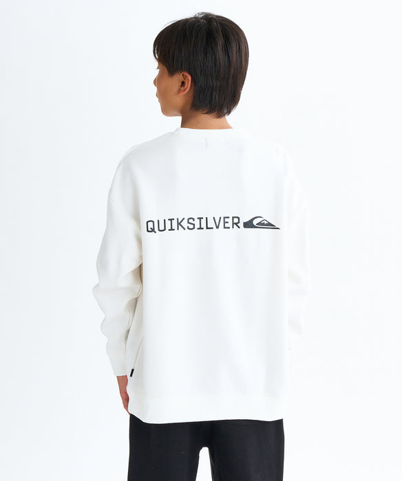 Quiksilver キッズ・ユース DNA BIG CLICKER SWEAT CREW YOUTH プルオーバー 特殊裏起毛 (130-160CM)