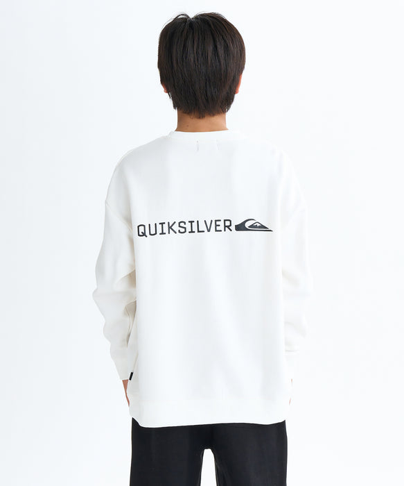Quiksilver キッズ・ユース DNA BIG CLICKER SWEAT CREW YOUTH プルオーバー 特殊裏起毛 (130-160CM)
