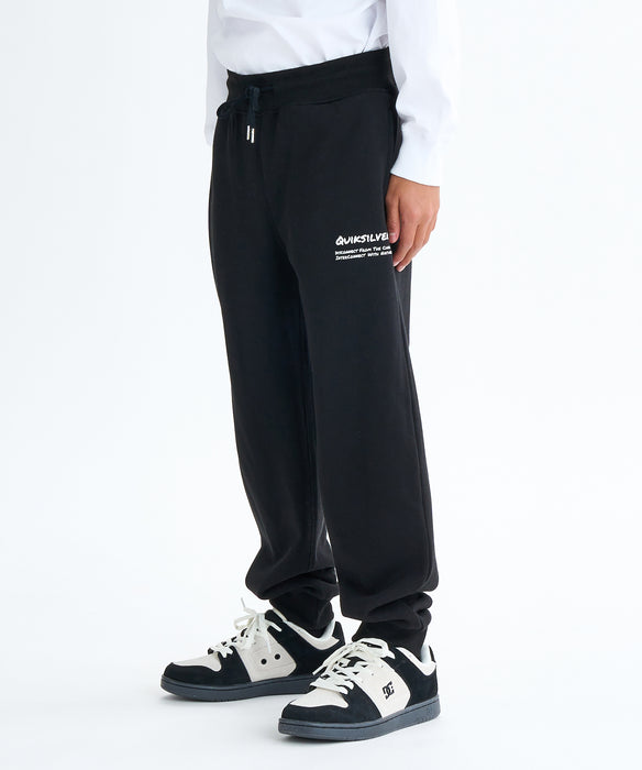 【OUTLET】Quiksilver ユース HAND DRAWN SWEAT PT YOUTH スウェットパンツ 特殊裏起毛  軽量速乾フリース(130-160CM)