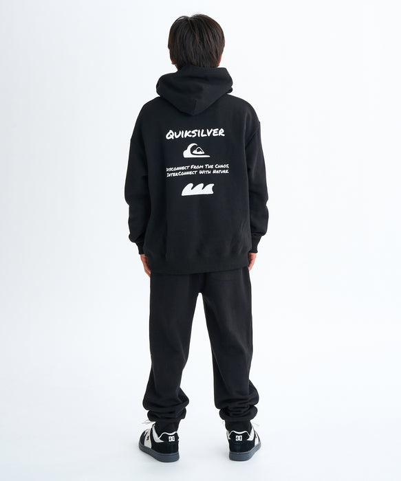 【OUTLET】Quiksilver ユース HAND DRAWN SWEAT PT YOUTH スウェットパンツ 特殊裏起毛  軽量速乾フリース(130-160CM)