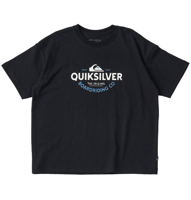 【OUTLET】QUIKSILVER キッズ・ユース TYPED OUT ST YOUTH 半袖コットンTシャツ ルーズフィット (130-160cm)