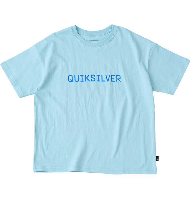 【OUTLET】QUIKSILVER キッズ・ユース DNA BIG CLICKER ST Y 半袖コットンTシャツ ルーズフィット ロゴT (130-160cm)