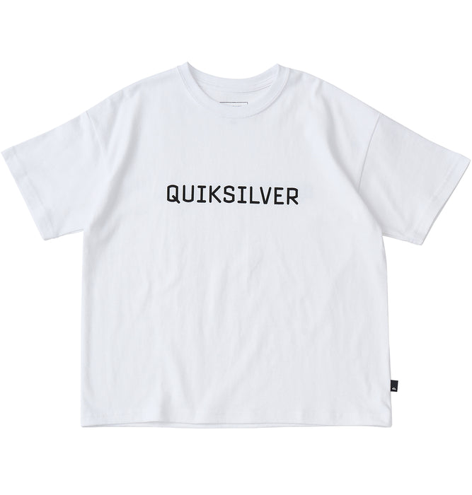 【OUTLET】QUIKSILVER キッズ・ユース DNA BIG CLICKER ST Y 半袖コットンTシャツ ルーズフィット ロゴT (130-160cm)