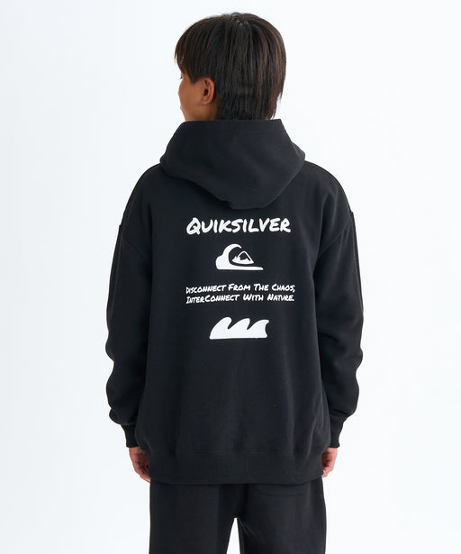 Quiksilver HAND DRAWN ZIP PK YOUTH フーディ パーカー 特殊裏起毛