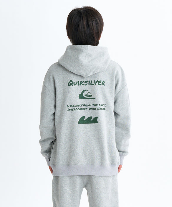 Old Quiksilver パーカー フェード バックロゴ オールドスケート OUTLET】Quiksilver ユース HAND DRAWN ZIP PK YOUTH フーディ