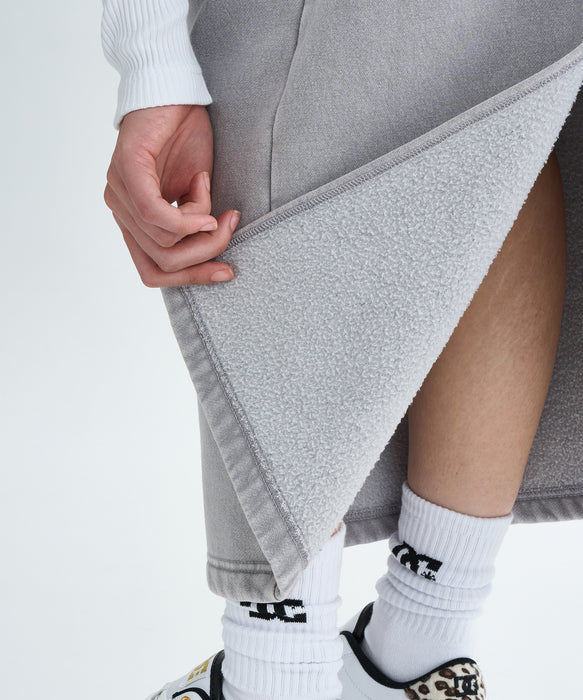 【OUTLET】DC Shoes 25 WS HIDDEN FLEECE LONG SKIRT スカート 裏起毛 ウィメンズ