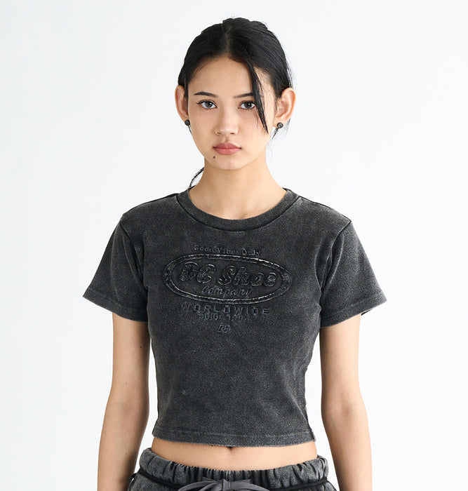DC Shoes 25 WS HIDDEN SHORT SS ウィメンズ Tシャツ