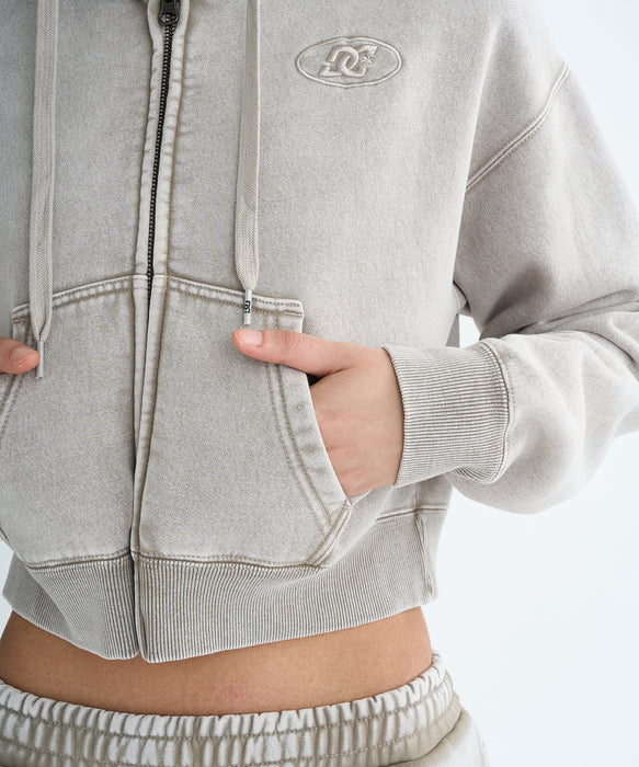 【OUTLET】DC Shoes 25 WS HIDDEN SHORT ZH フーディ パーカー 裏起毛 セットアップ ウィメンズ