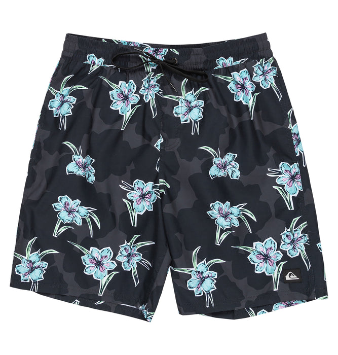 【OUTLET】QUIKSILVER メンズ EVERYDAY STRAIGHT VL ジャムボードショーツ ノンストレッチ 19インチ インナーショーツ付き (ウエストゴムタイプ)<EVERYDAY COLLECTION>