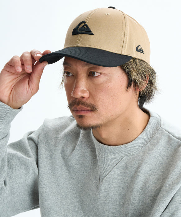 QUIKSILVER メンズ QS LOGO LOW CURVE CAP キャップ