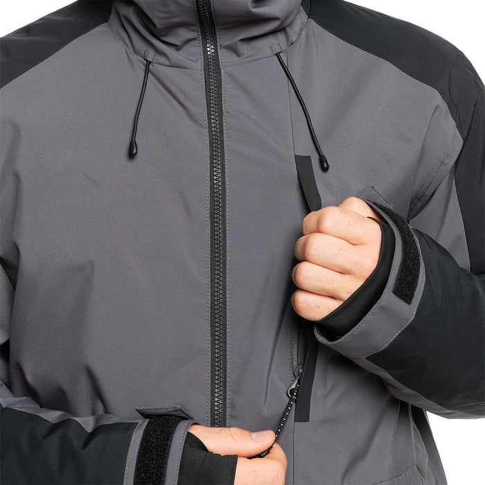 【OUTLET】Quiksilver MISSION BLOCK JK スノージャケット スノボウェア スキーウェア メンズ