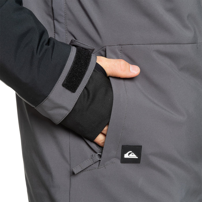 【OUTLET】Quiksilver MISSION BLOCK JK スノージャケット スノボウェア スキーウェア メンズ