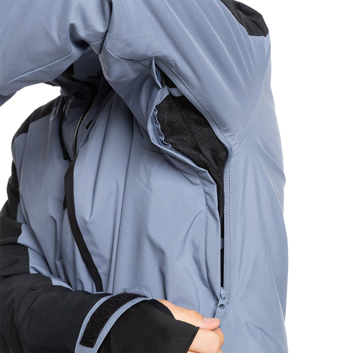 【OUTLET】Quiksilver MISSION BLOCK JK スノージャケット スノボウェア スキーウェア メンズ