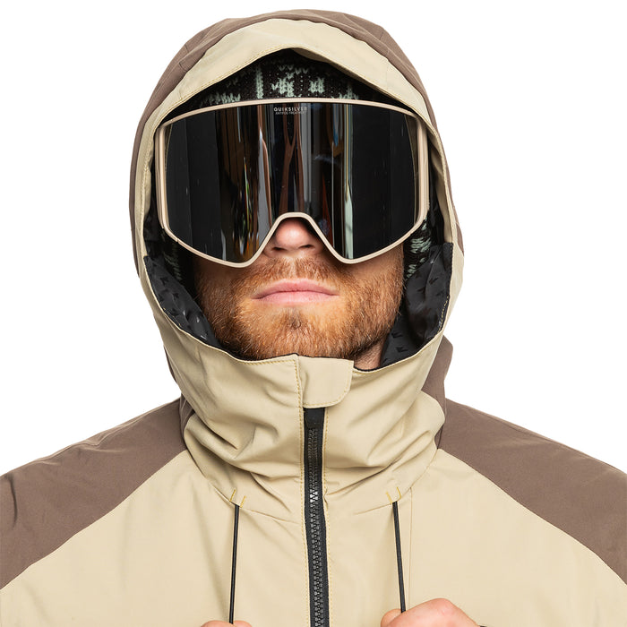 【OUTLET】Quiksilver MISSION BLOCK JK スノージャケット スノボウェア スキーウェア メンズ