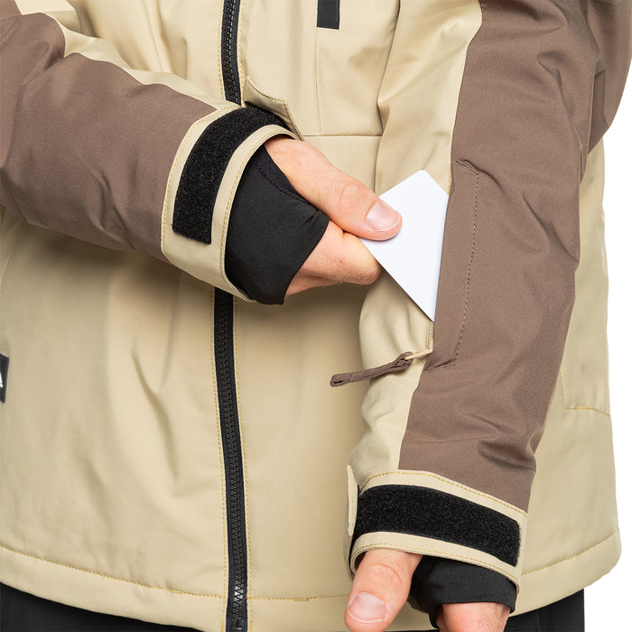 【OUTLET】Quiksilver MISSION BLOCK JK スノージャケット スノボウェア スキーウェア メンズ