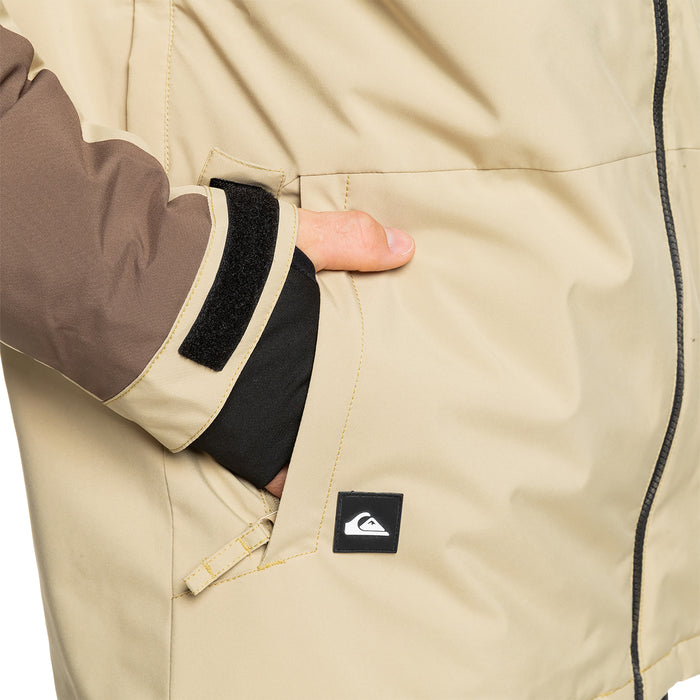 【OUTLET】Quiksilver MISSION BLOCK JK スノージャケット スノボウェア スキーウェア メンズ