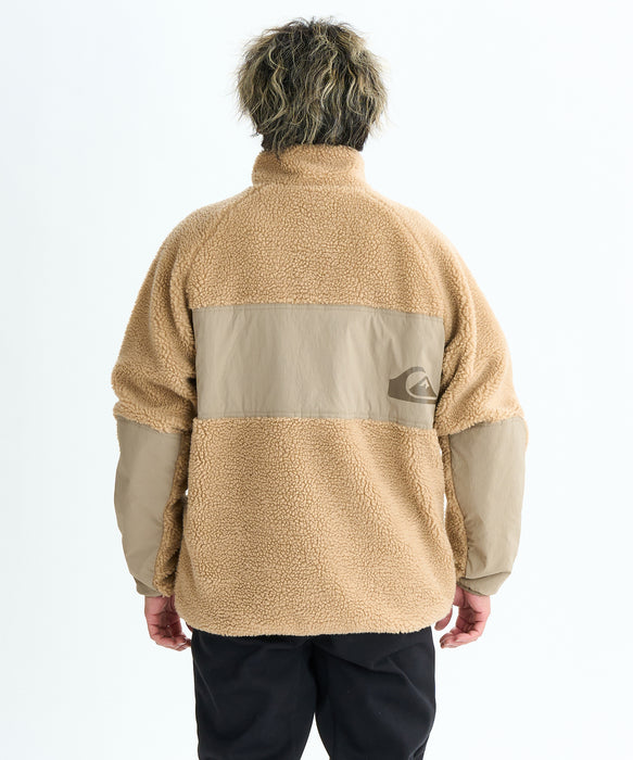 【OUTLET】Quiksilver メンズ BOA JACKET ボアジャケット アウター ルーズフィット 撥水