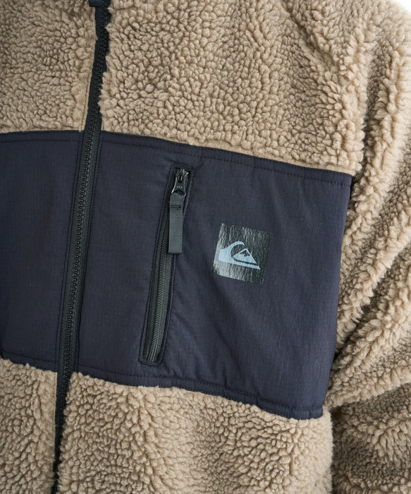 【OUTLET】Quiksilver メンズ BOA JACKET ボアジャケット アウター ルーズフィット 撥水