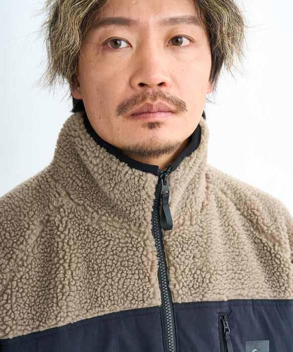 【OUTLET】Quiksilver メンズ BOA JACKET ボアジャケット アウター ルーズフィット 撥水