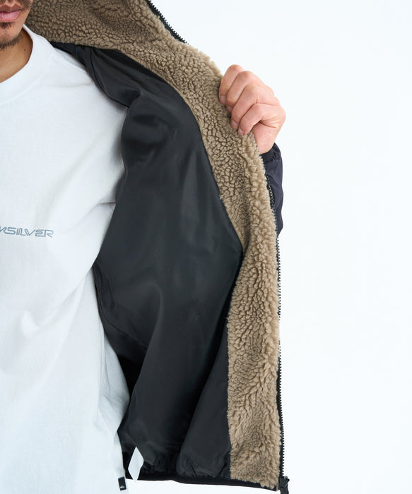 【OUTLET】Quiksilver メンズ BOA JACKET ボアジャケット アウター ルーズフィット 撥水