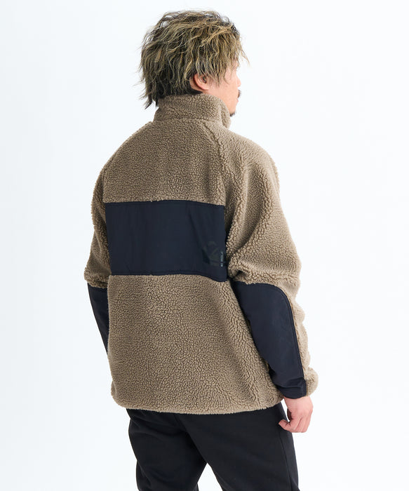 【OUTLET】Quiksilver メンズ BOA JACKET ボアジャケット アウター ルーズフィット 撥水