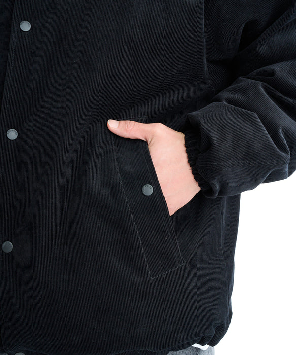 【OUTLET FAMILY SALE】Quiksilver メンズ COLD WIND JACKET コーデュロイジャケット ルーズフィット 撥水