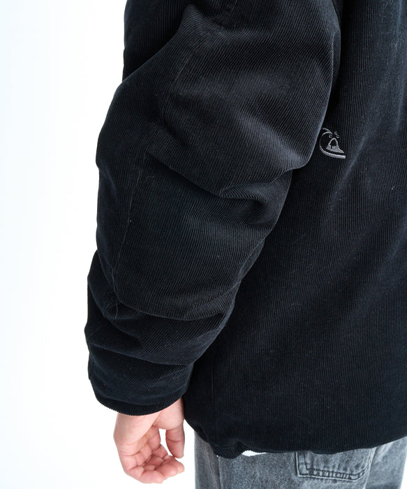 【OUTLET FAMILY SALE】Quiksilver メンズ COLD WIND JACKET コーデュロイジャケット ルーズフィット 撥水