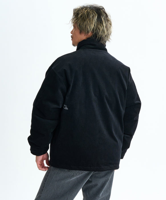 【OUTLET FAMILY SALE】Quiksilver メンズ COLD WIND JACKET コーデュロイジャケット ルーズフィット 撥水