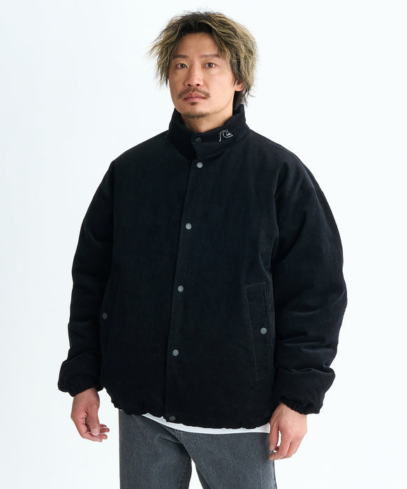 【OUTLET FAMILY SALE】Quiksilver メンズ COLD WIND JACKET コーデュロイジャケット ルーズフィット 撥水