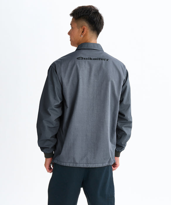 【OUTLET】Quiksilver メンズ PG COACH JACKET コーチジャケット ユーズドライク MERCURY