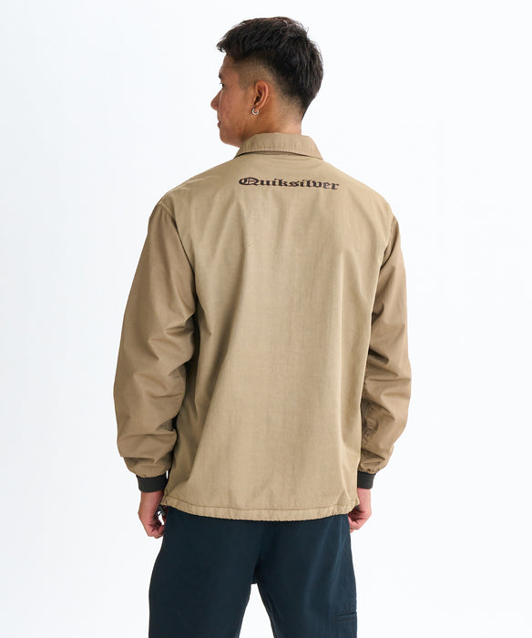 【OUTLET】Quiksilver メンズ PG COACH JACKET コーチジャケット ユーズドライク MERCURY