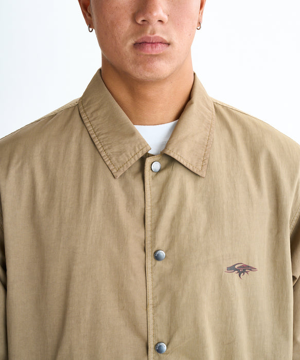 【OUTLET】Quiksilver メンズ PG COACH JACKET コーチジャケット ユーズドライク MERCURY