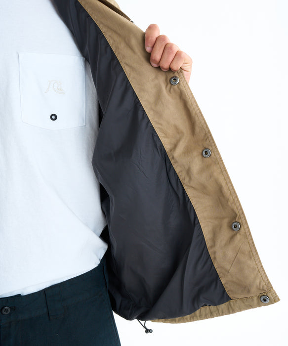 【OUTLET】Quiksilver メンズ PG COACH JACKET コーチジャケット ユーズドライク MERCURY