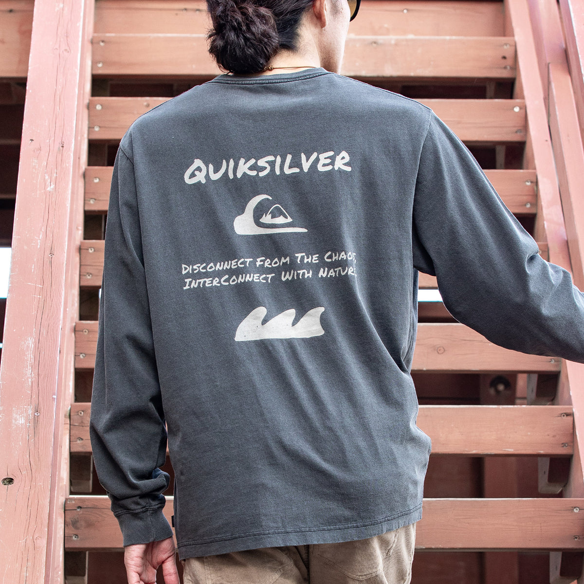 Quiksilver メンズ PG HAND DRAWN LT 長袖Tシャツ