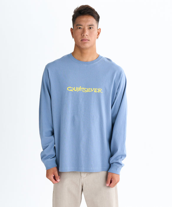 【OUTLET】Quiksilver メンズ SNAKE TYPE LT 長袖Tシャツ