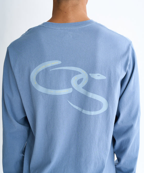 【OUTLET】Quiksilver メンズ SNAKE TYPE LT 長袖Tシャツ